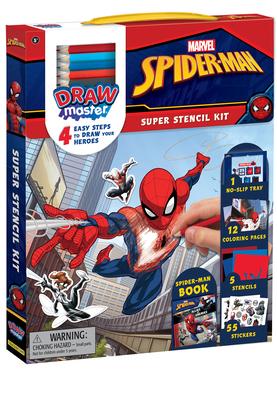 Drawmaster - Marvel Spider-Man Super Stencil Kit