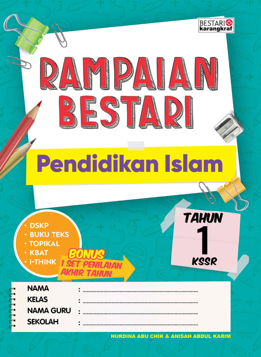 BUKU RAMPAIAN BESTARI P.ISLAMTAHUN 1 `20