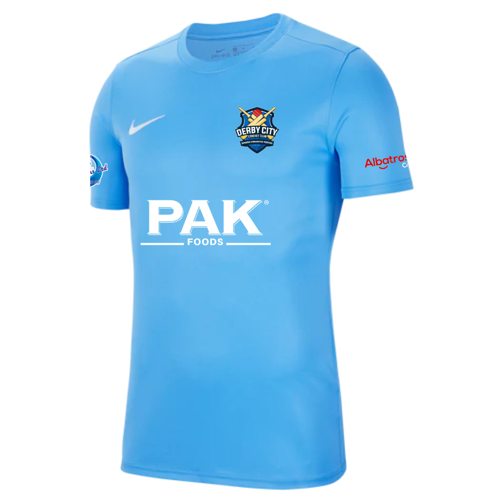 Derby City CC Short Sleeve Uni Blue Training Shirt
