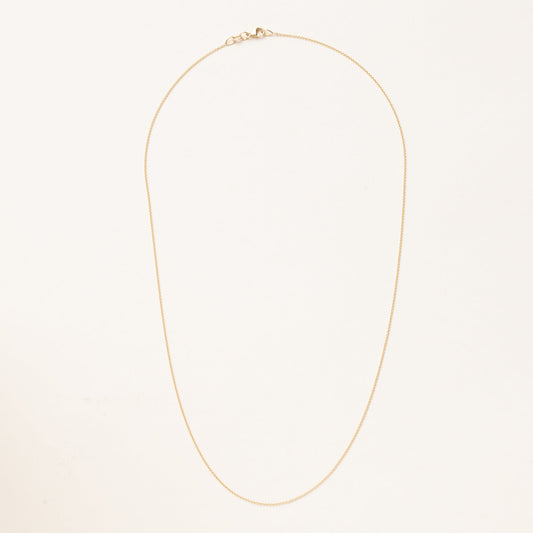 18k Gold Round Cable