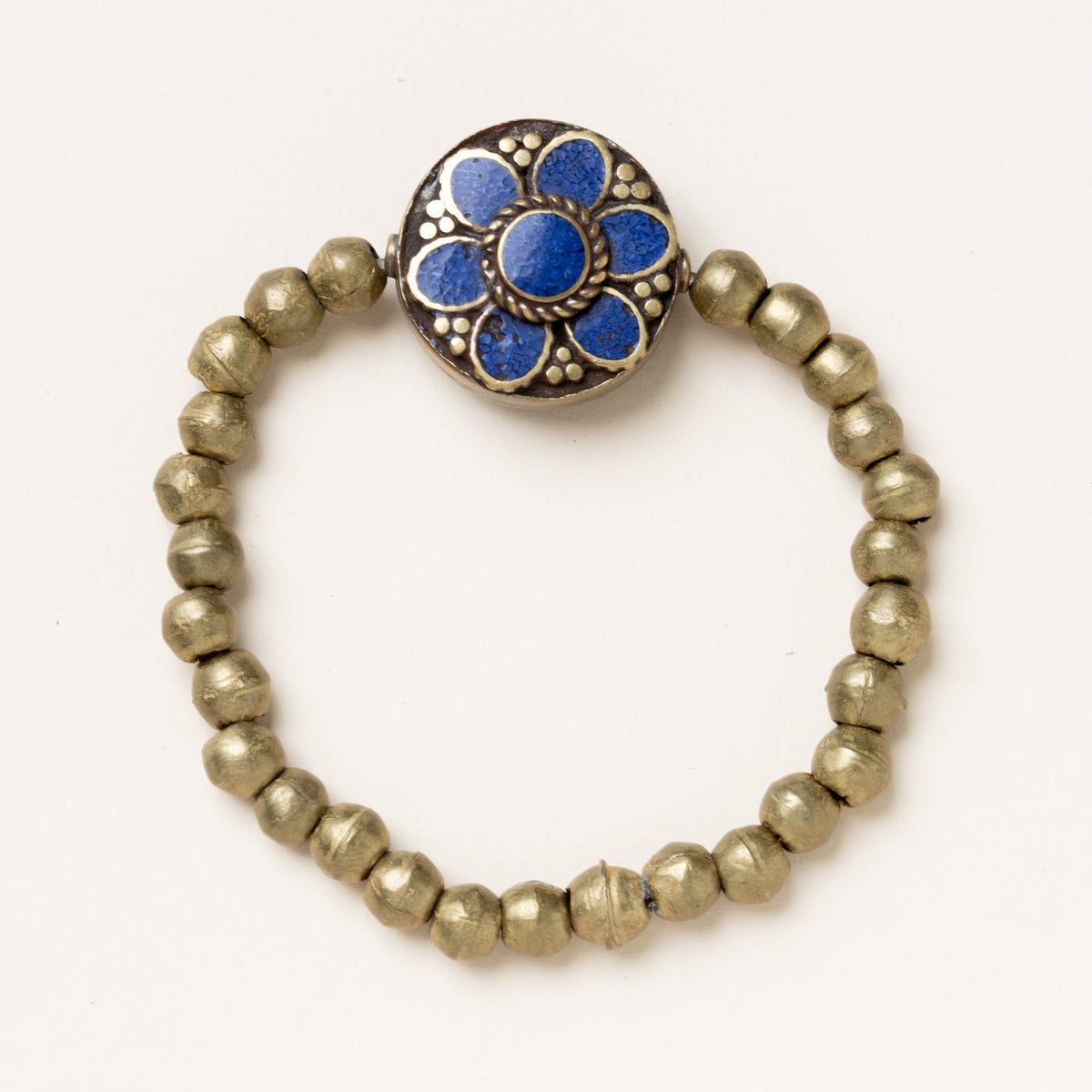 Tibetan & African Beads and Pendants Bloom Bracelet