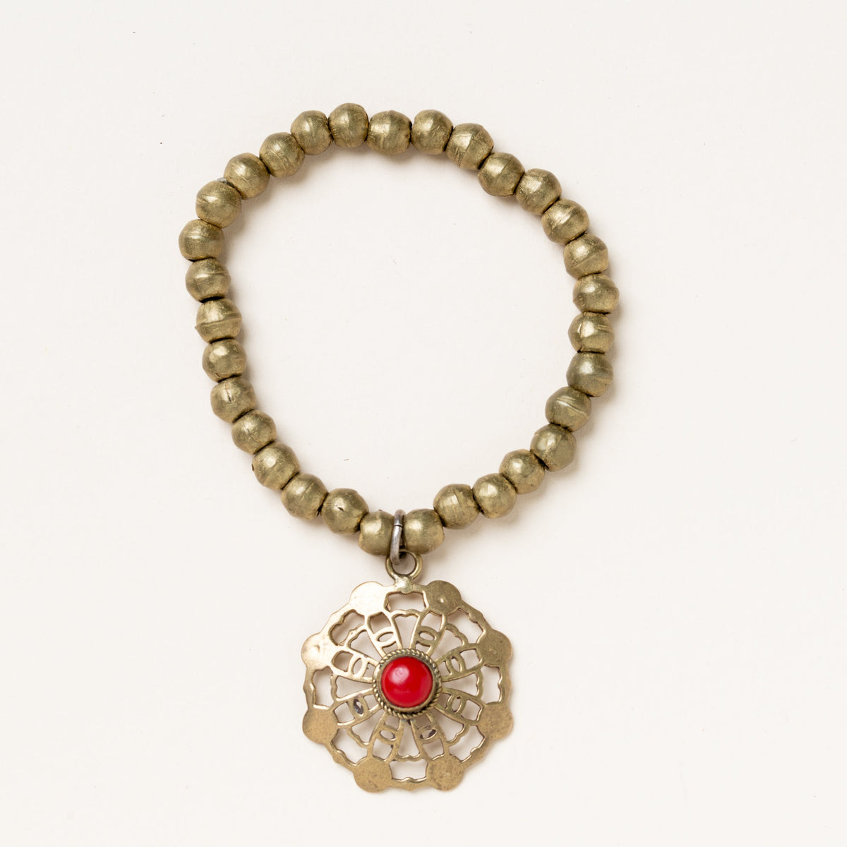 Tibetan & African Beads and Pendants Bloom Bracelet