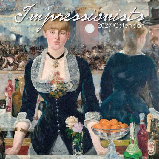 2027 Square Wall Calendar Impressionists (RR271107)
