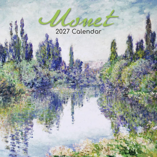 2027 Square Wall Calendar Monet (RR271110)