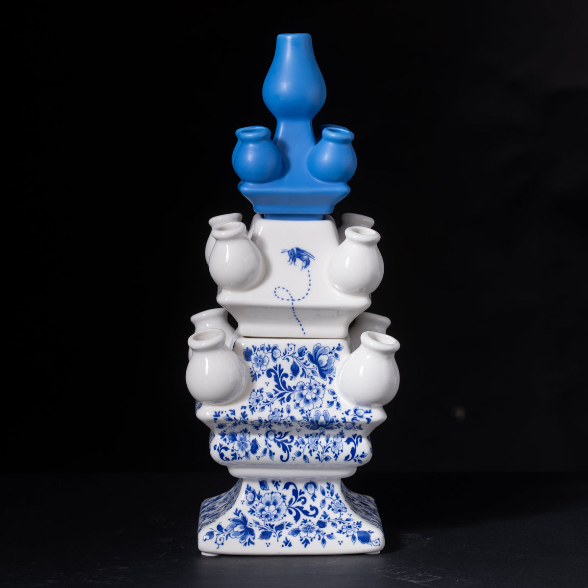 Tulip Vase 3-tier Mixed Dainty Flower Bottom