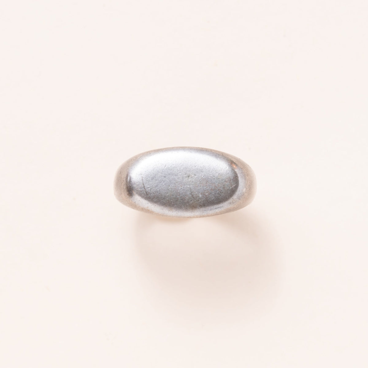 Silver Oval Ring