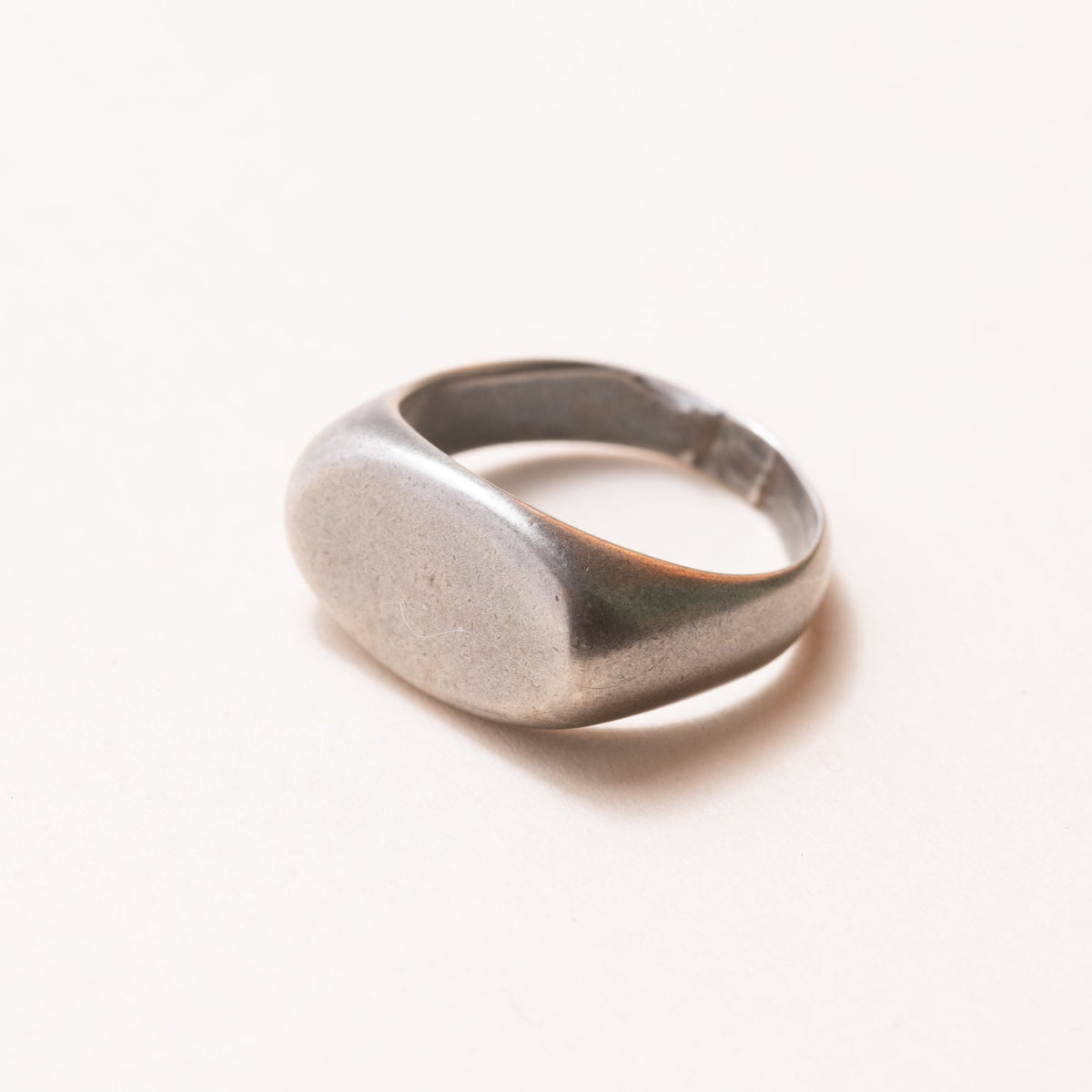 Silver Oval Ring