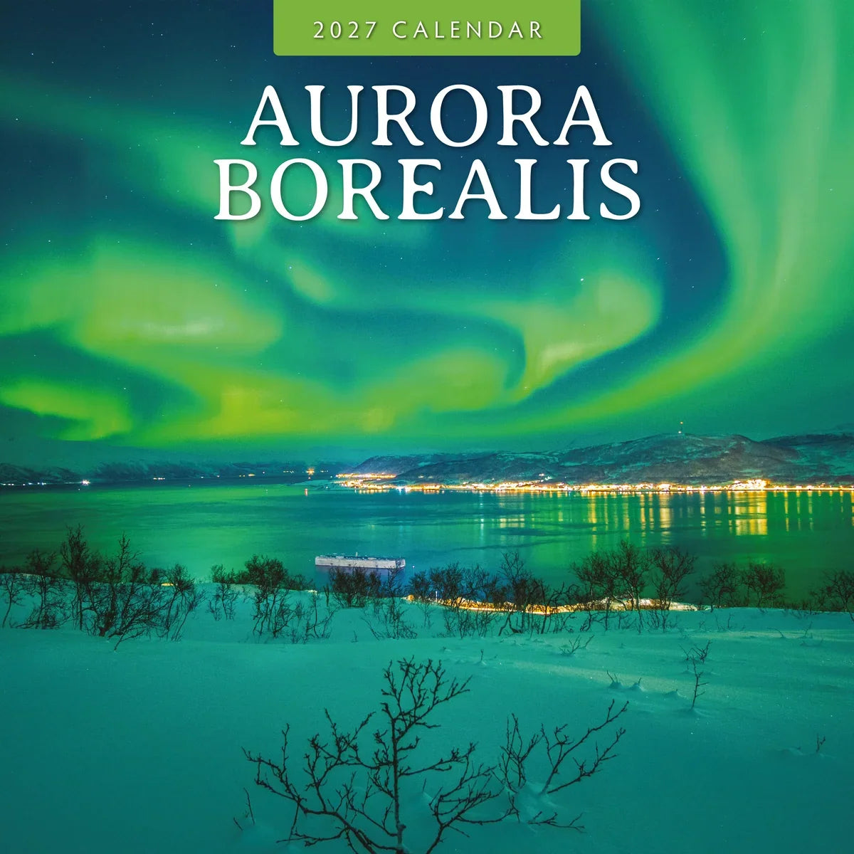 2027 Square Wall Calendar Aurora Boraellis  Northern Lights (RR271294)