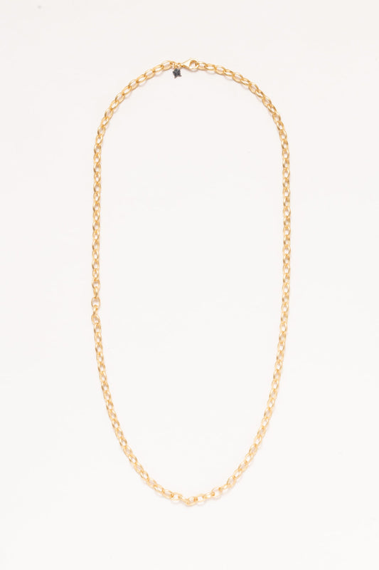 24K Gold Plated Silver Chain