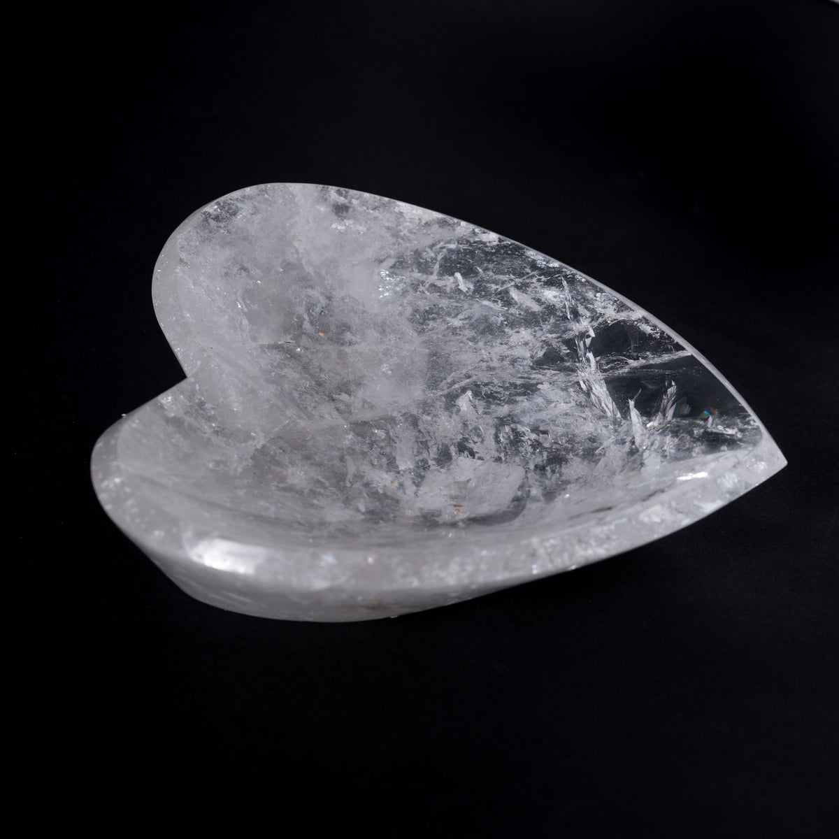 Clear Quartz Crystal Bowl, 1kg