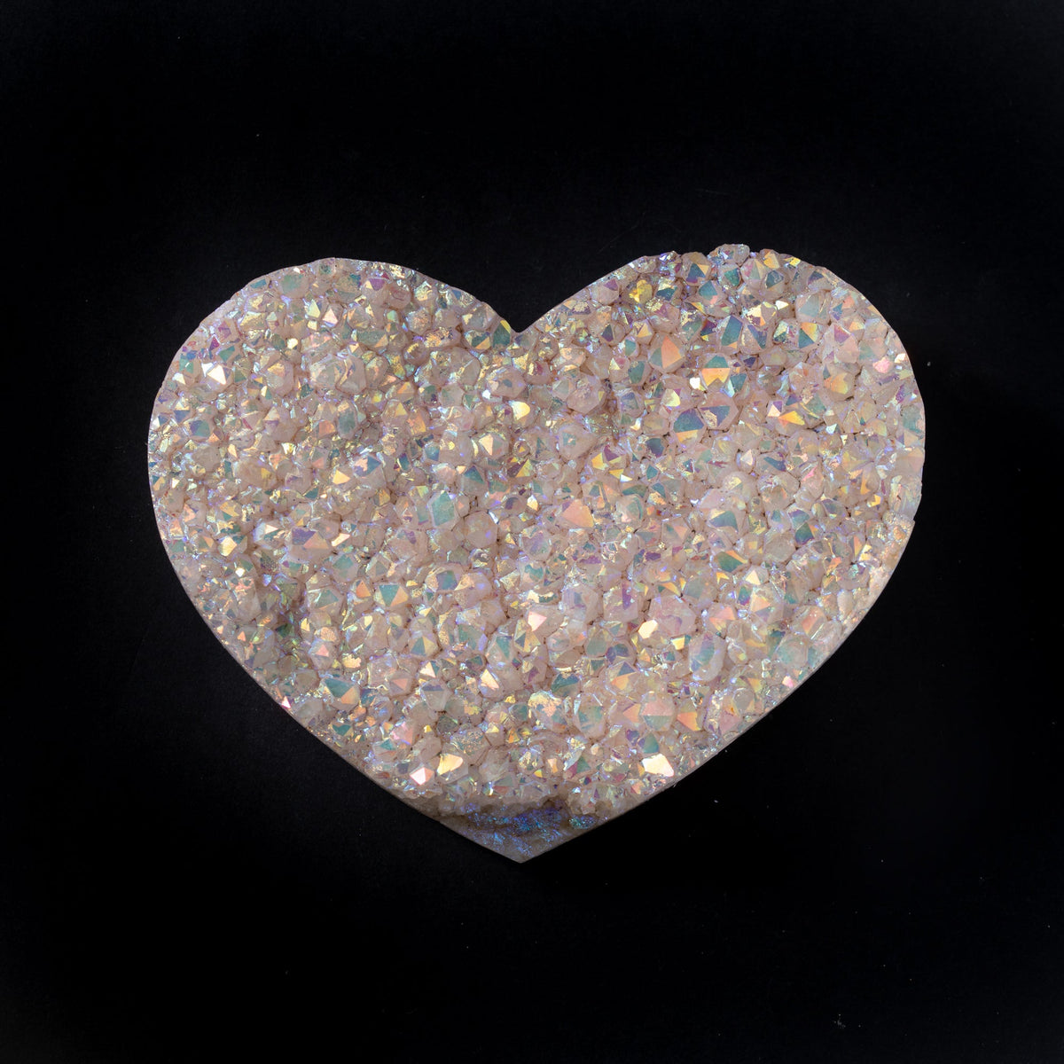 Light Aura Quartz Heart (Flat), 1.45kg