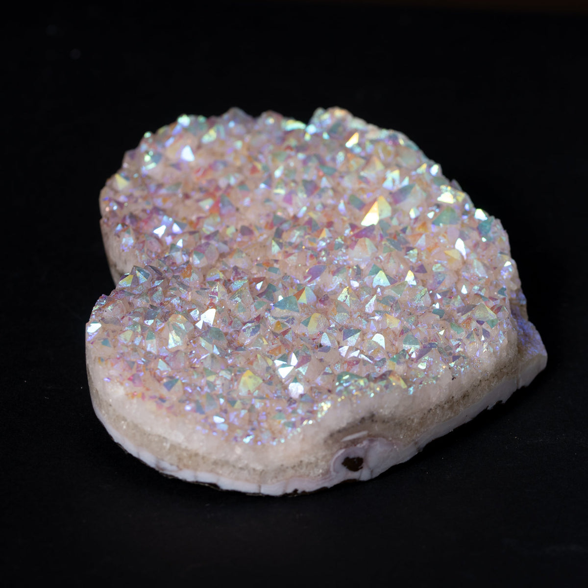 Light Aura Quartz Heart (Flat), 1.45kg