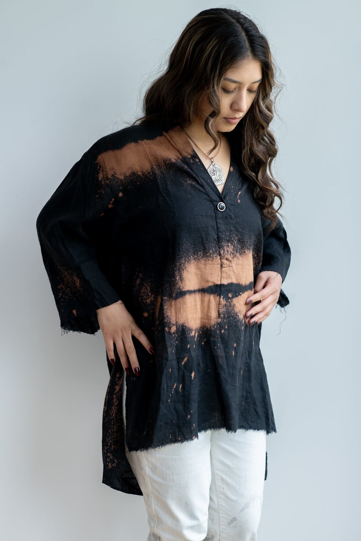 Hand Dyed Cotton Shirt
