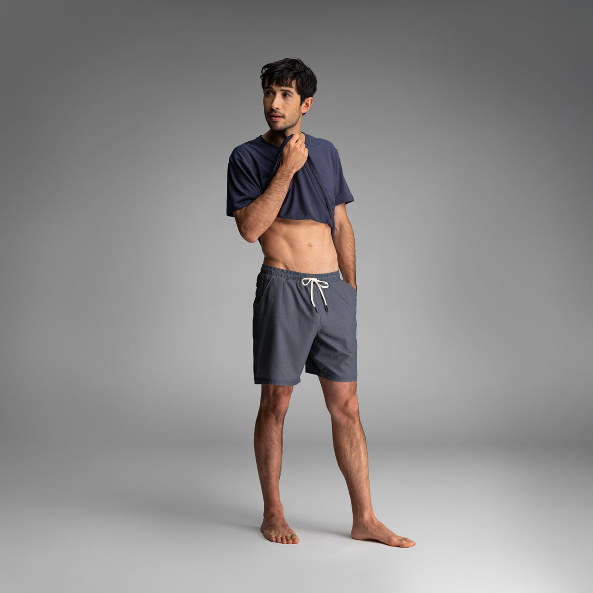 Shoreline 7" Short 2N1: Artisan Tile - Navy