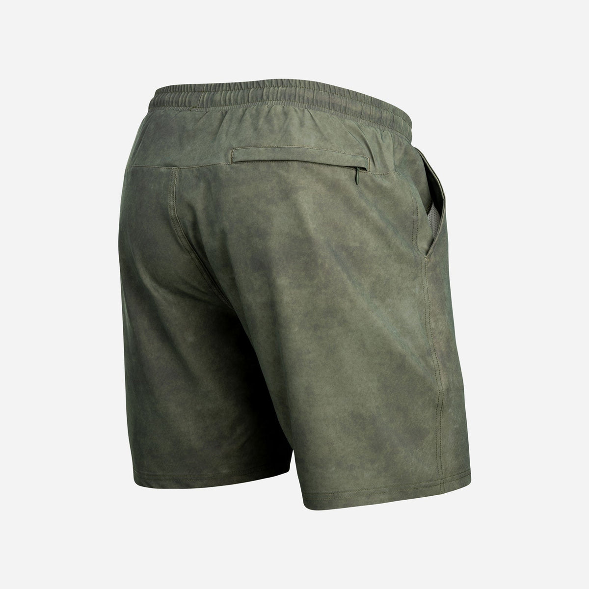 Shoreline 7" Short 2N1: Acid Wash - Green