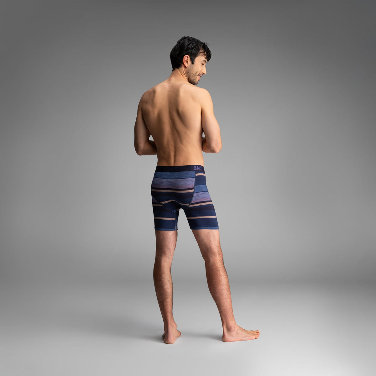 Classic Icon Boxer Brief: Thick Stripe - Navy