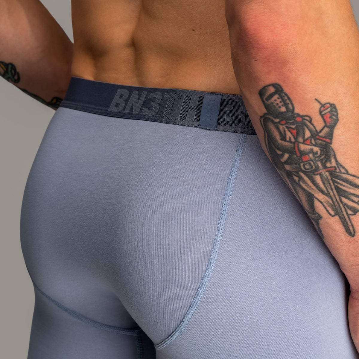 Essentials Boxer Brief: Dusty Blue