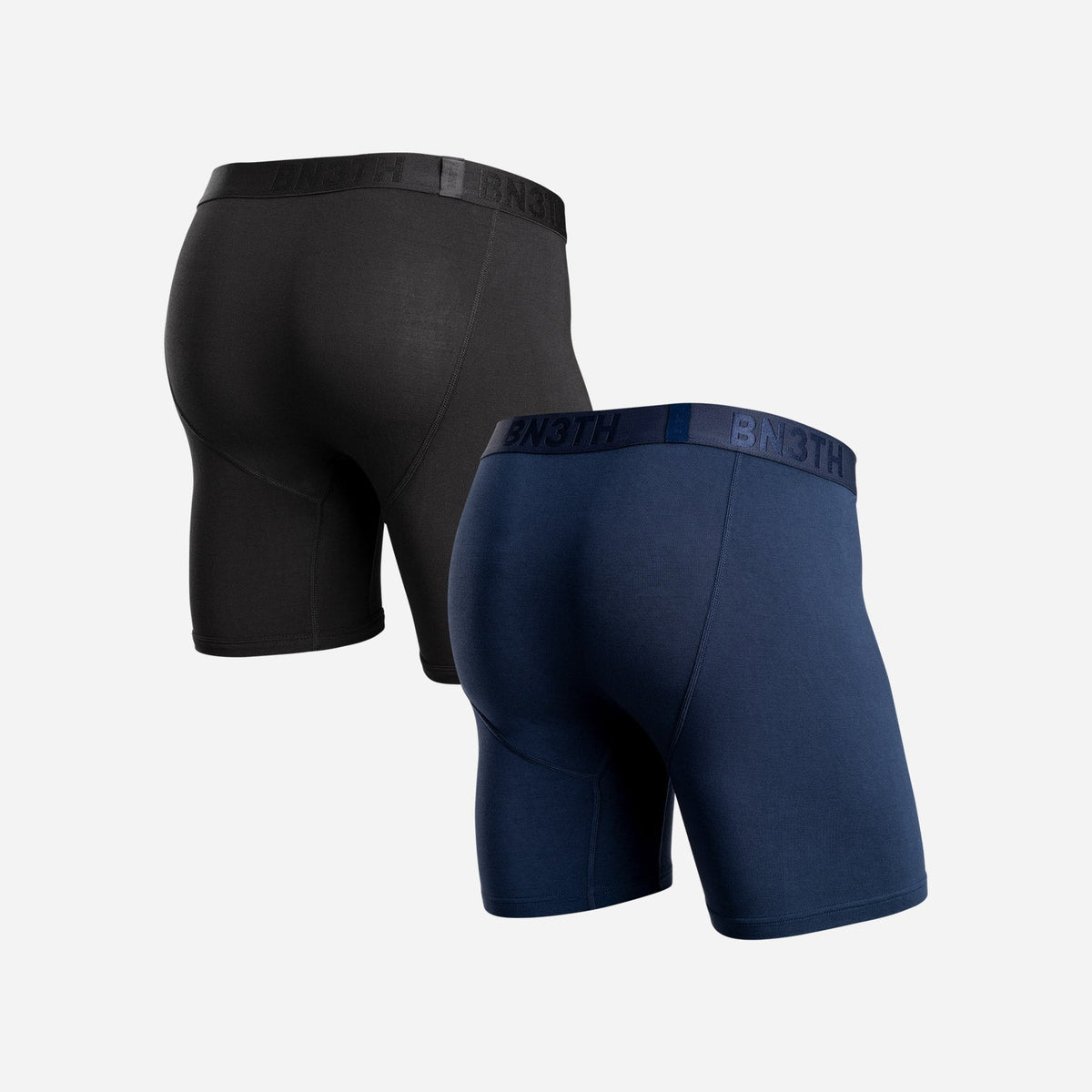 Classic Icon Boxer Brief: Black/Navy 2 Pack