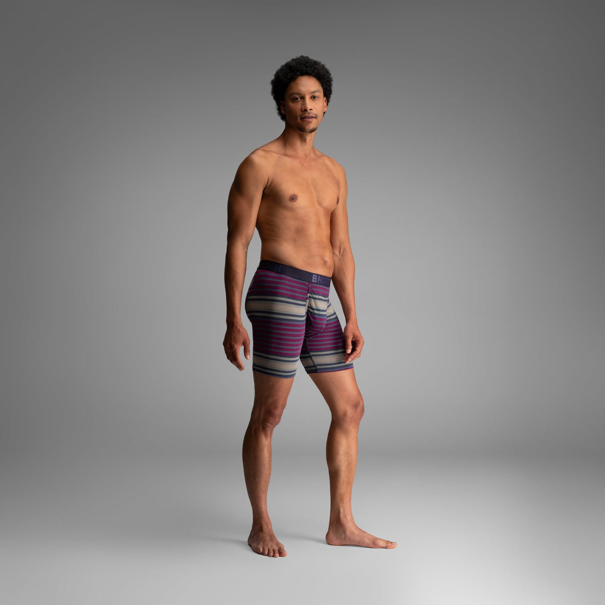 Classic Icon Boxer Brief:  Blanket Stripe - Navy