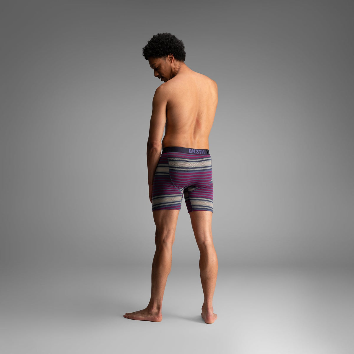 Classic Icon Boxer Brief:  Blanket Stripe - Navy