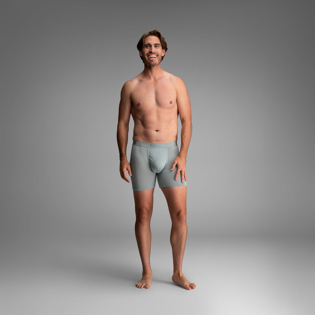 Classic Icon Boxer Brief:  Slate
