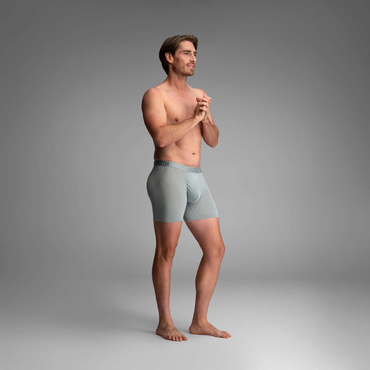 Classic Icon Boxer Brief:  Slate