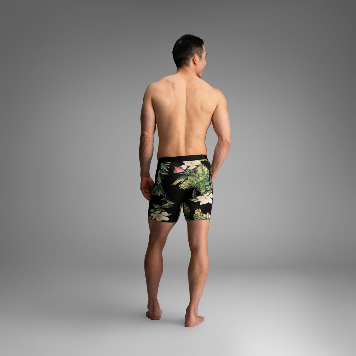 Classic Icon Boxer Brief:  Magnolia - Black