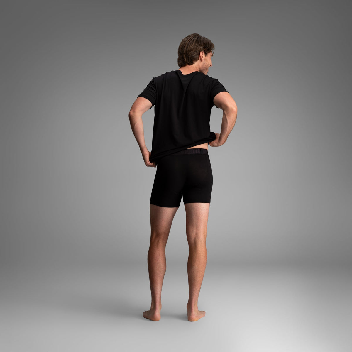 Essentials Boxer Brief: Black