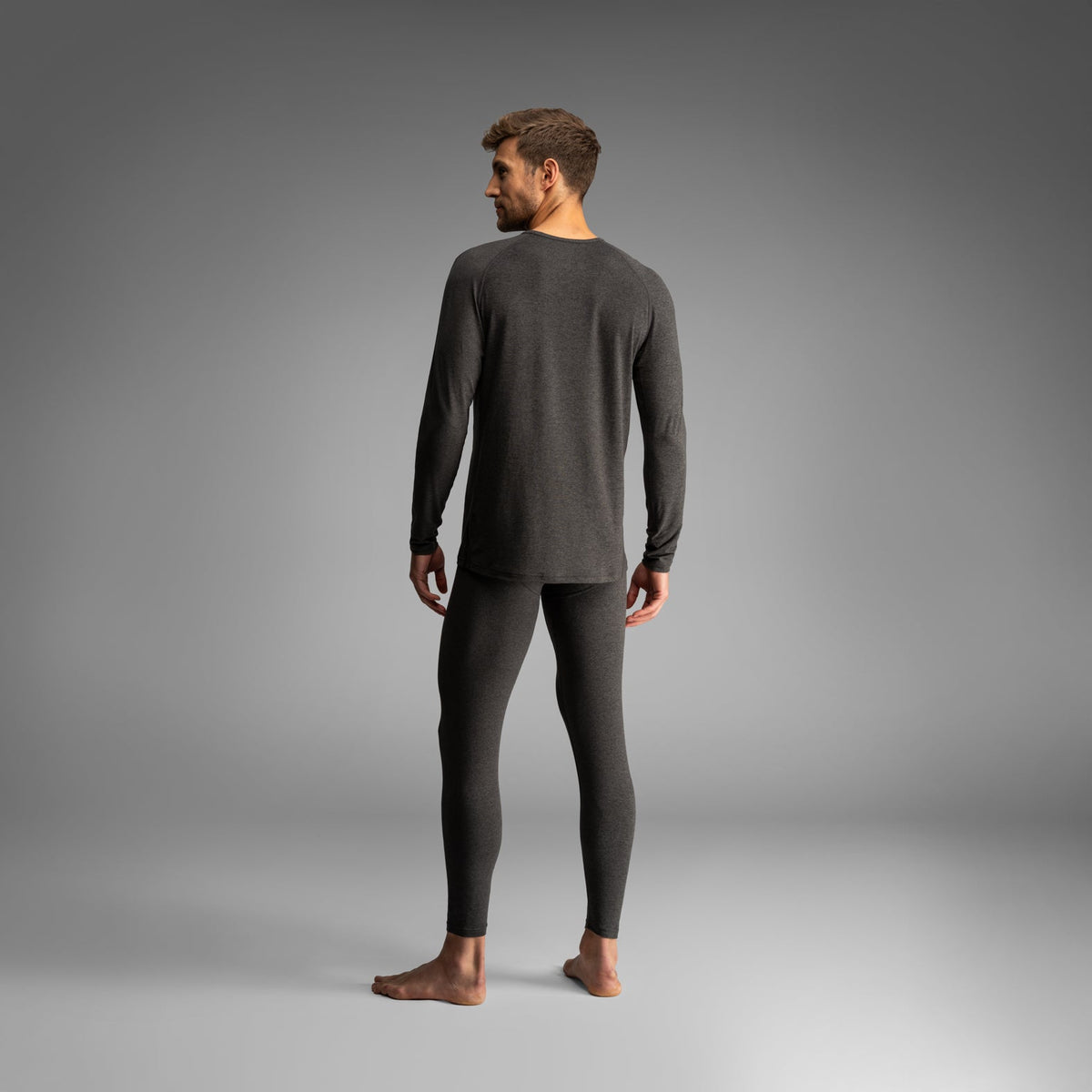 Pro Flex Thermal Top: Heather Shadow