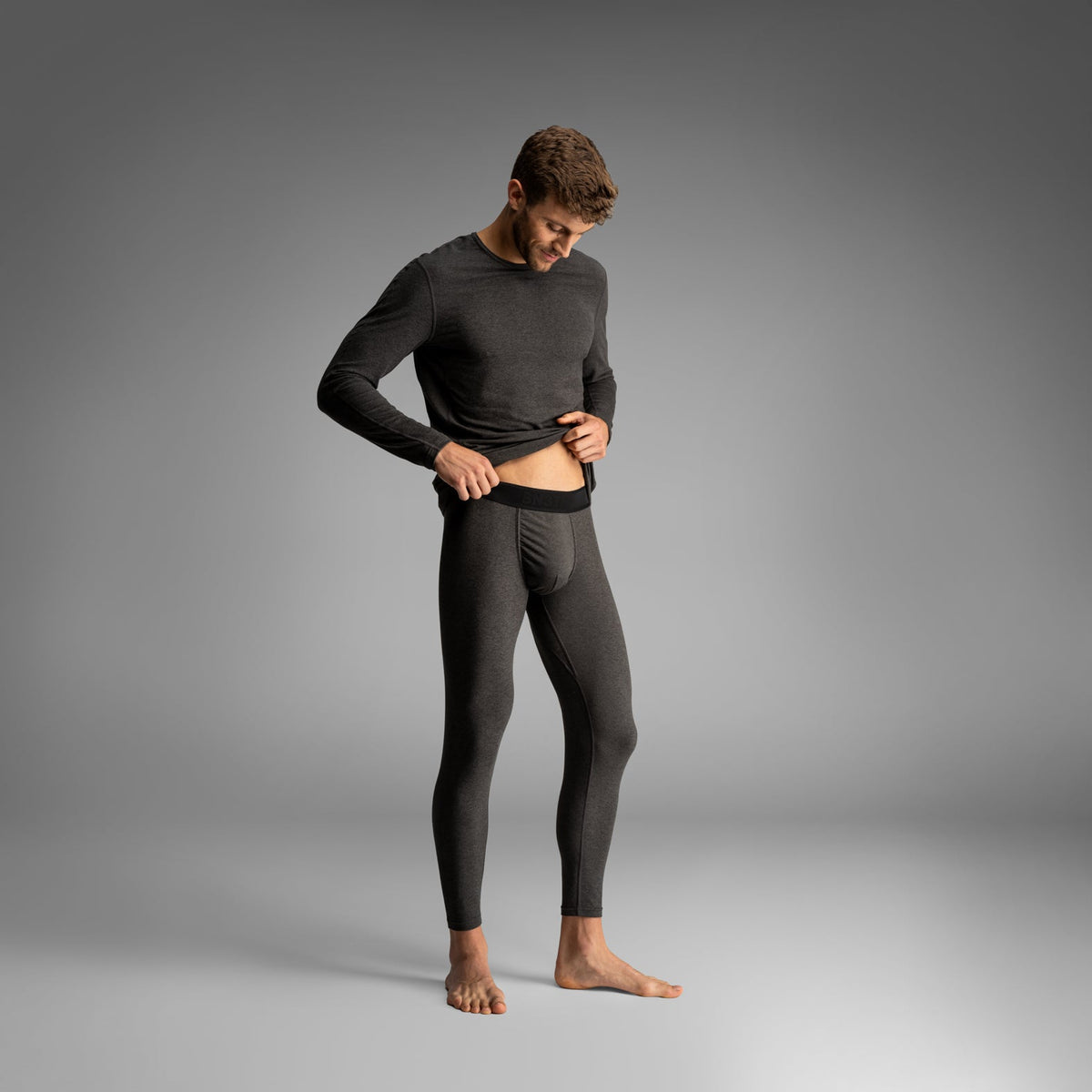 Pro Flex Thermal Bottom: Heather Shadow