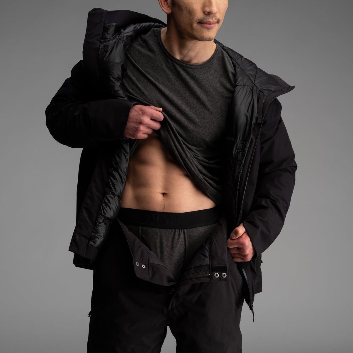 Pro Flex Thermal Top: Heather Shadow
