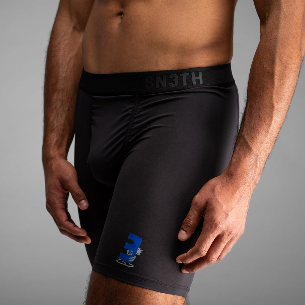 Pro Ultra Liner Short With Pocket: Lucas Beaufort - Black