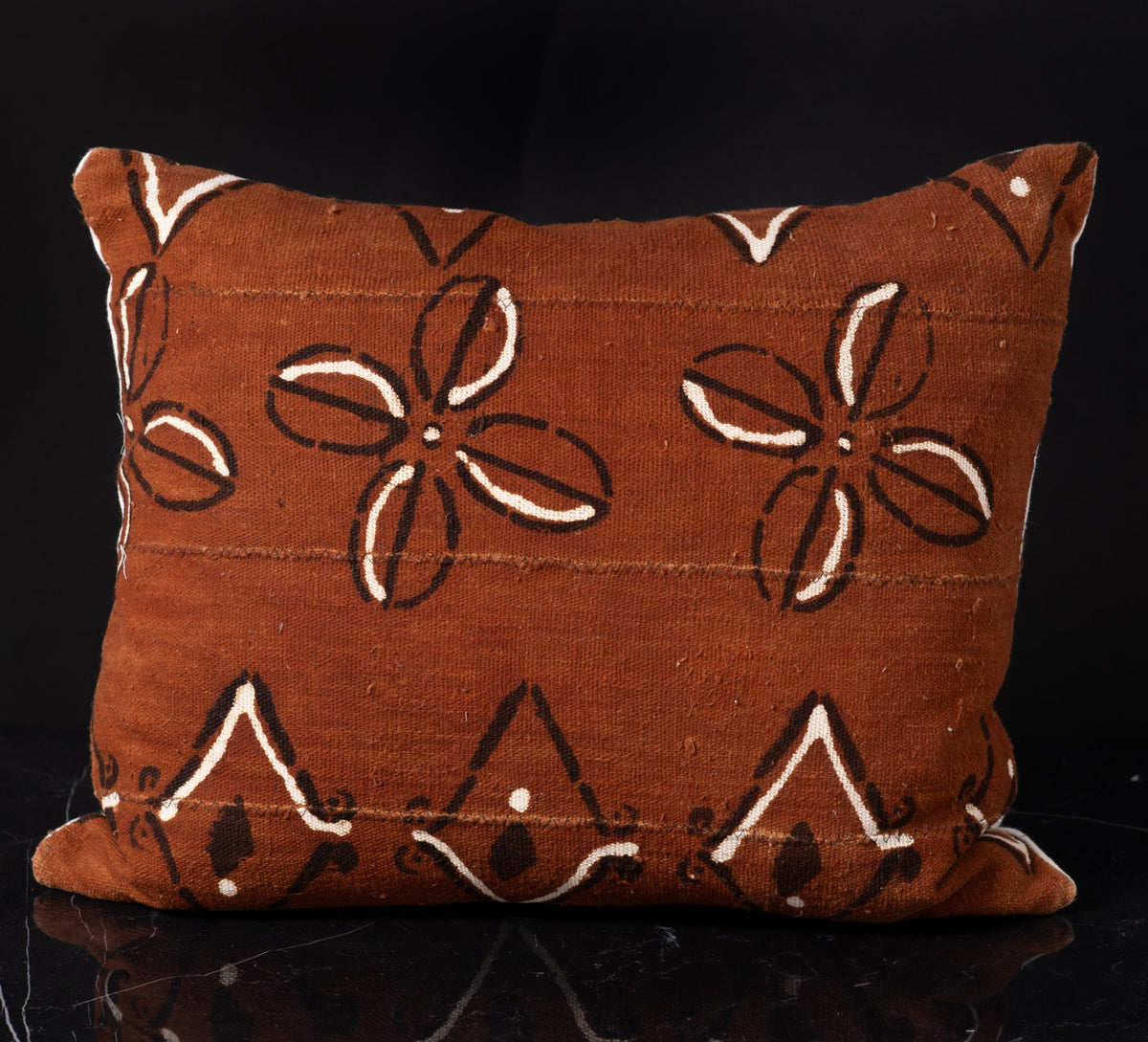 Moroccan Brown Mudcloth Cushion Pillow
