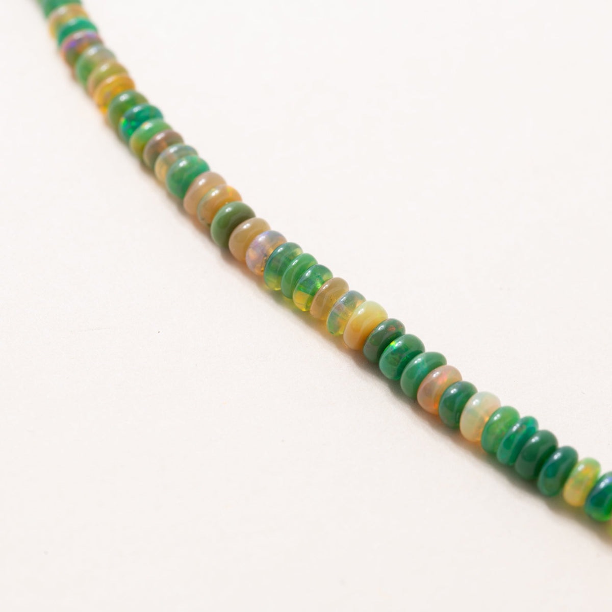 Green Dyed Ethiopian Opal Necklaces