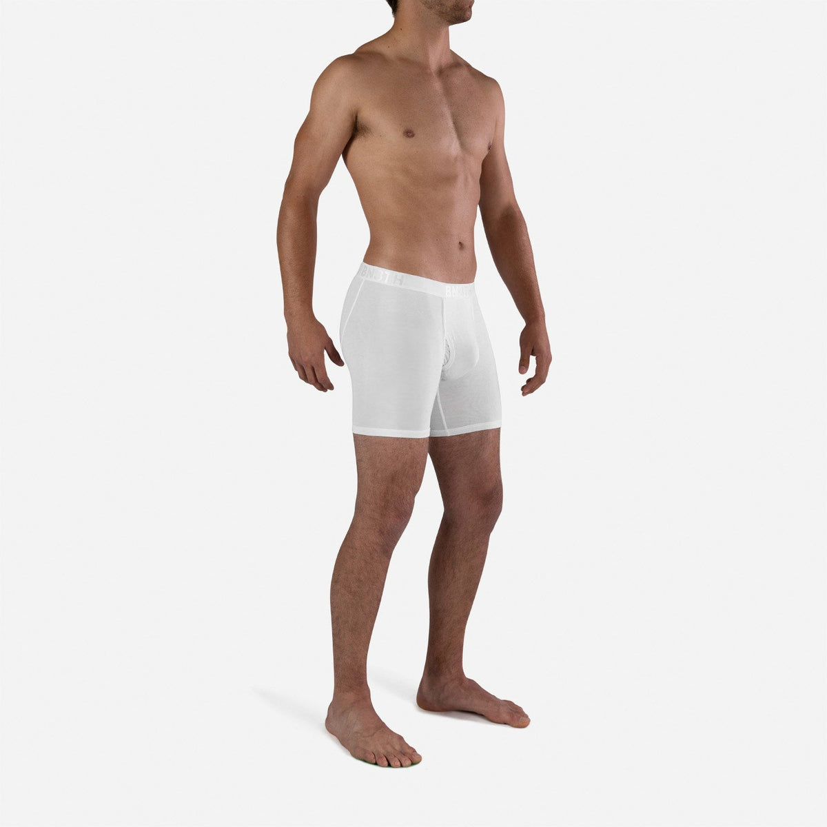 Classic Icon Boxer Brief With Fly: White