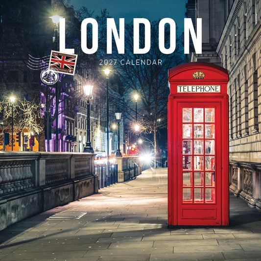 2027 Square Wall Calendar London (RR271355)