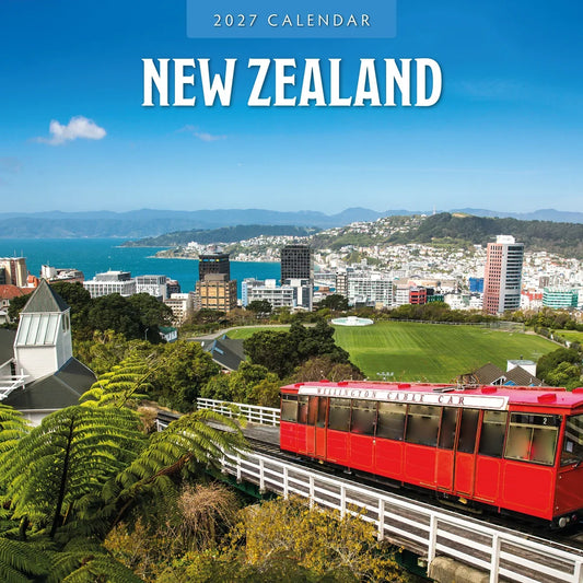 2027 Square Wall Calendar New Zealand (RR271338)
