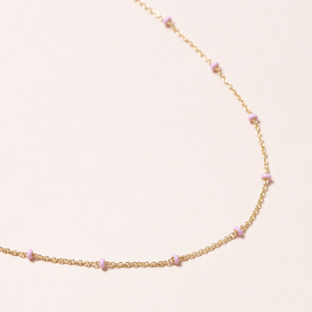 18" Gold and Bead Chain