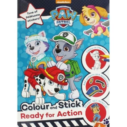 NICKELODEON PAW PATROL COLOURAND STICK: DRESS-UP FOR ACTION