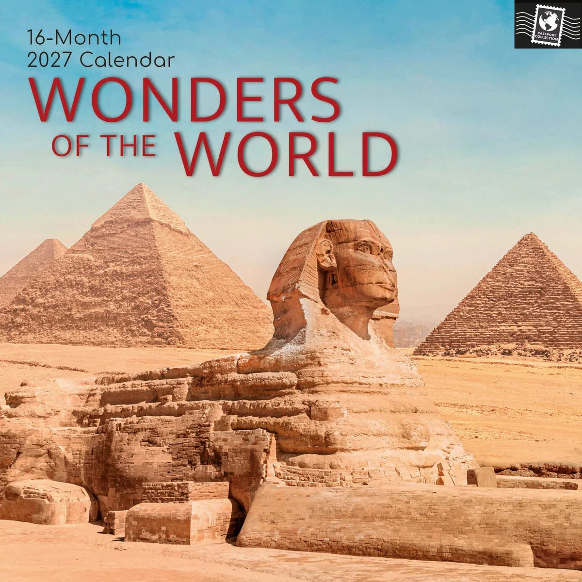 2027 Square Wall Calendar Wonders of the World (RR271349)