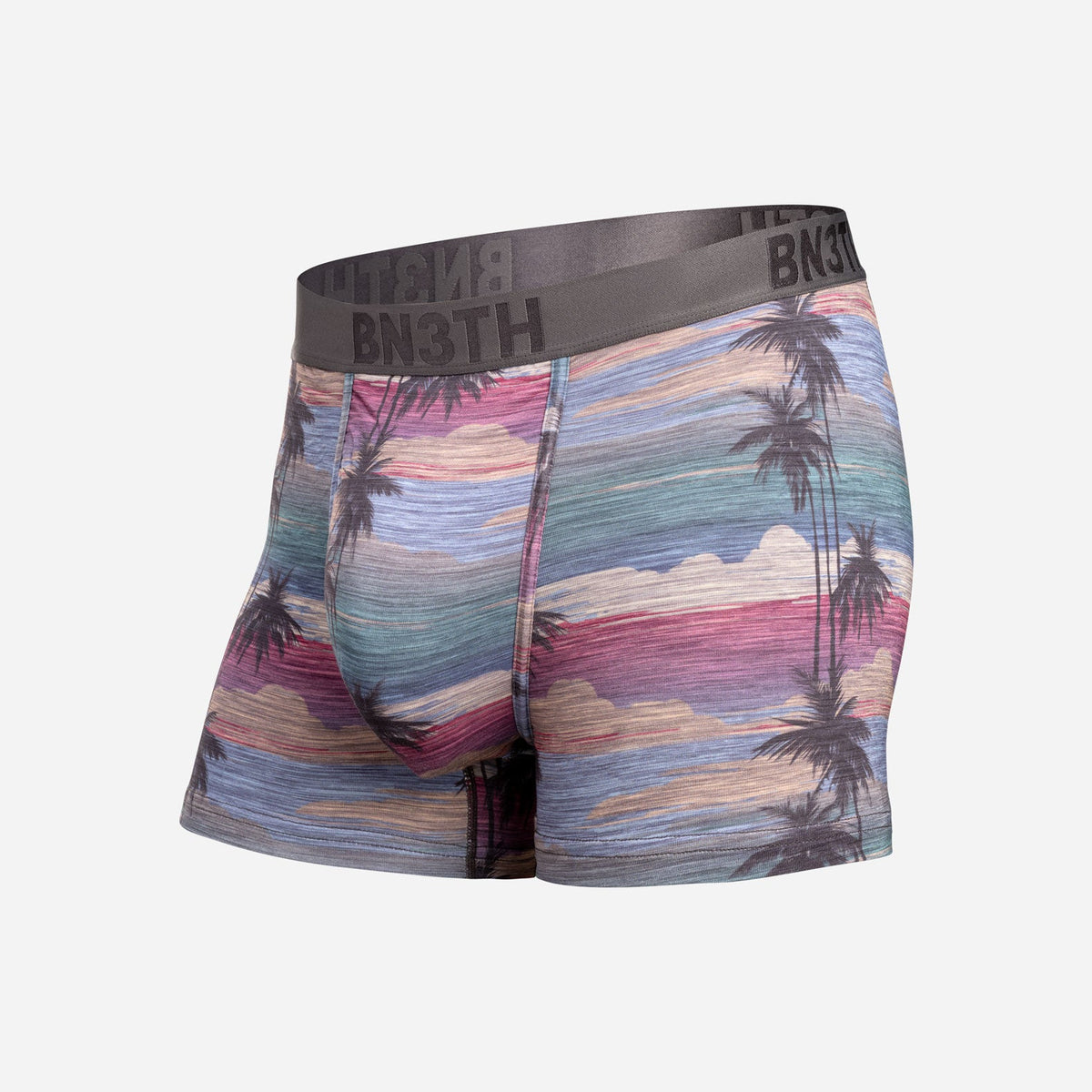 Classic Icon Trunk With Fly : Palm Tree Horizon - Heather