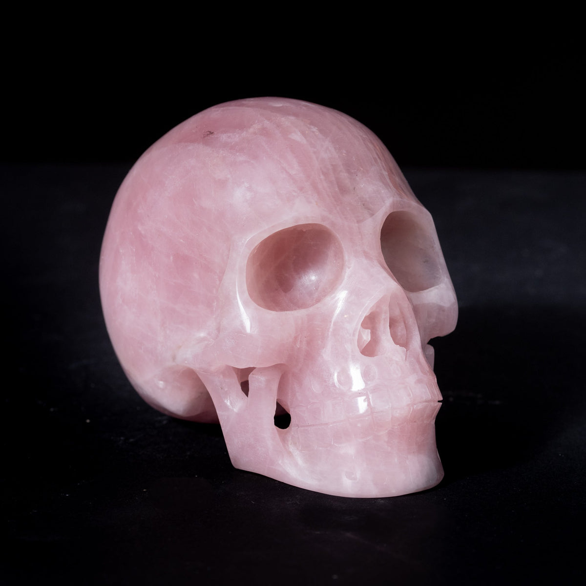 5" Rose Quartz Skulls