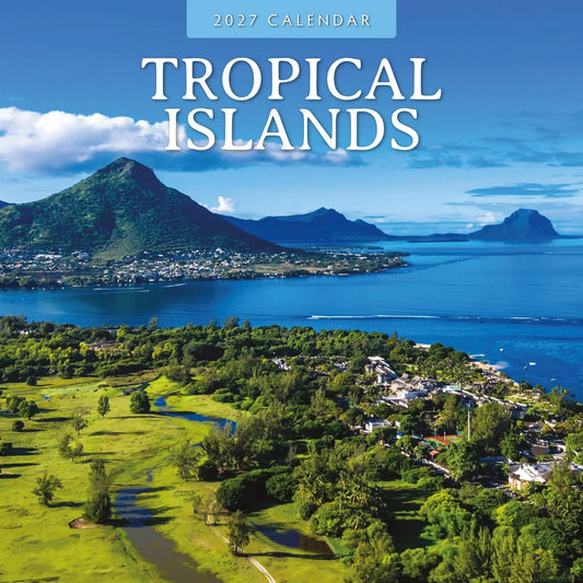 2027 Square Wall Calendar Tropical Islands (RR271311)