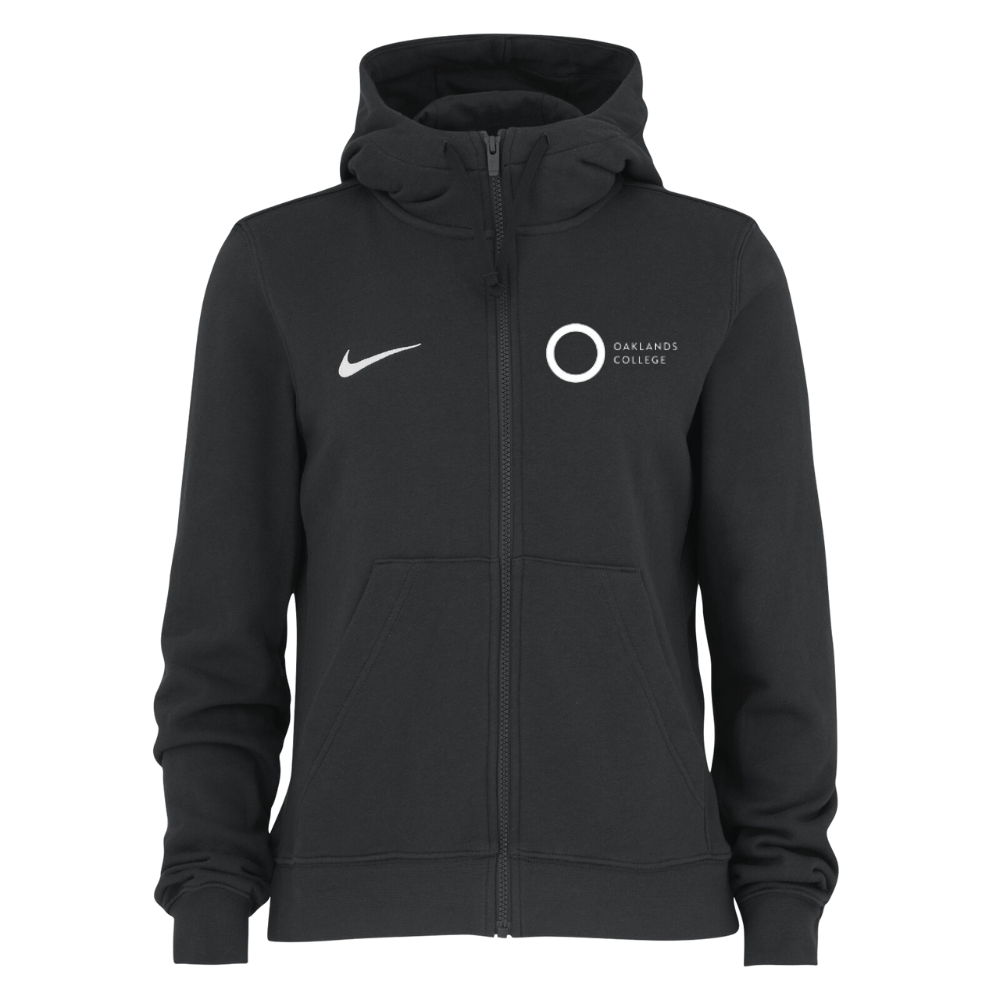 Oaklands College - Full Zip Hoodie Womens