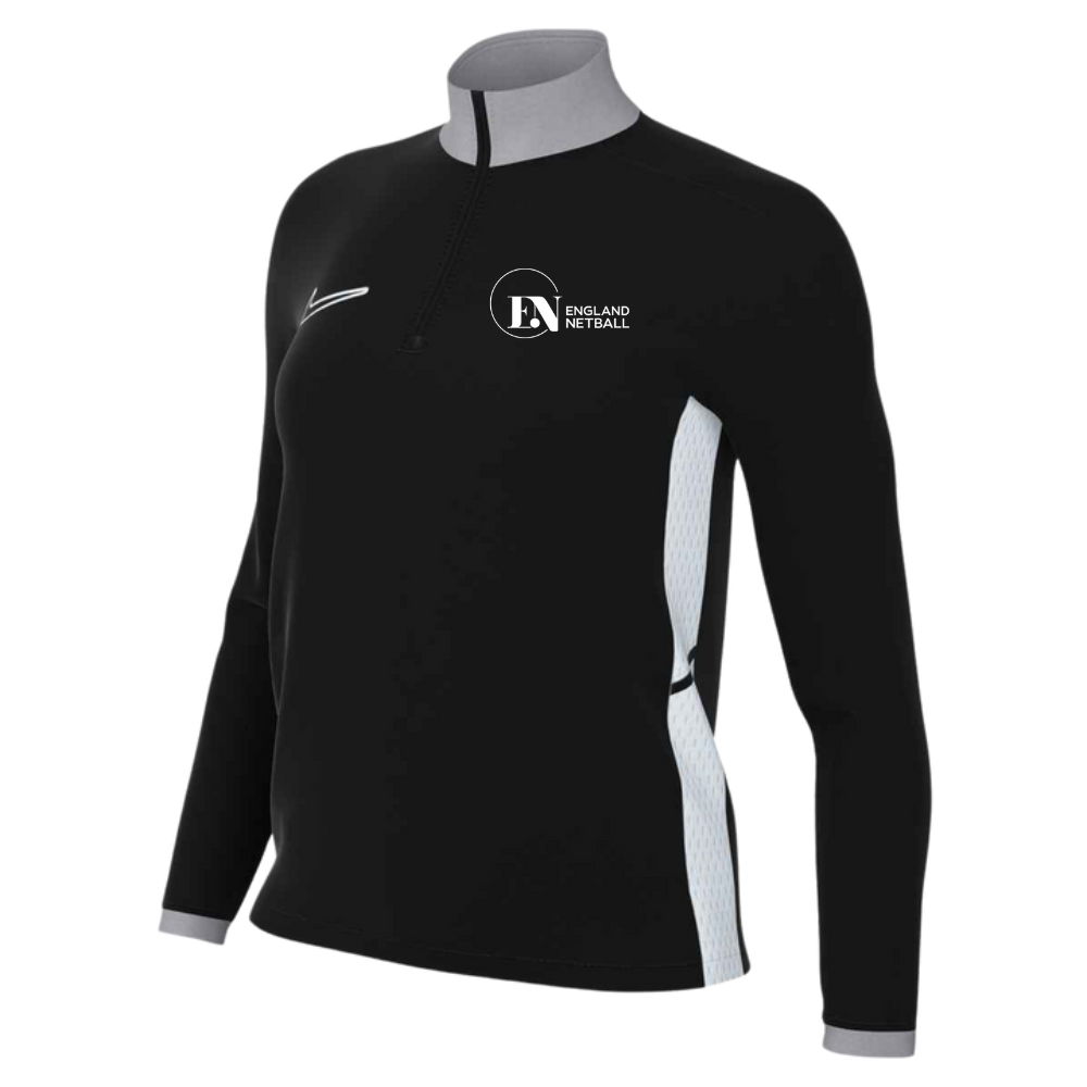 England Netball Staff Women's 1/4 Zip Drill Top