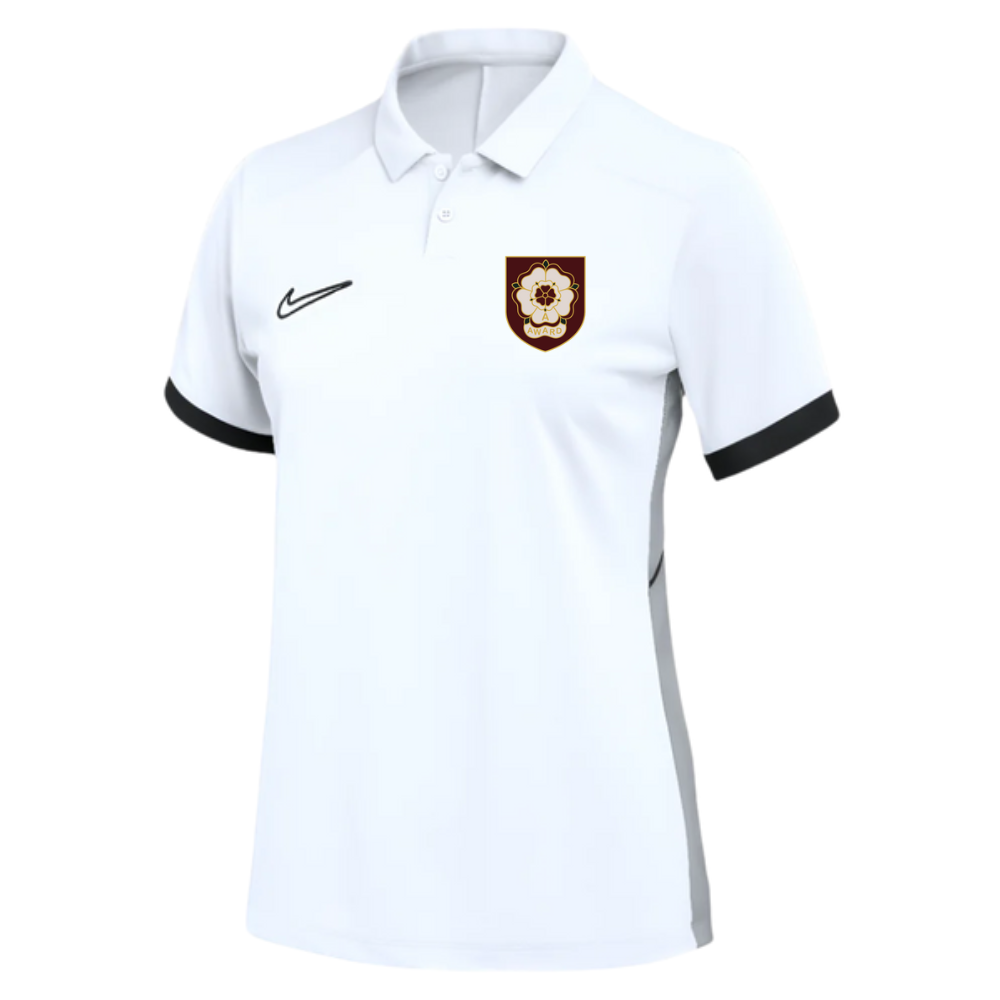 England Netball Women's White Official's Polo Shirt - "A" Award