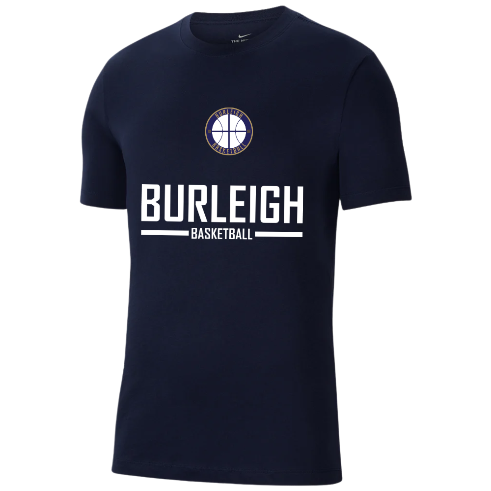 Burleigh Basketball Tee (Obsidian)