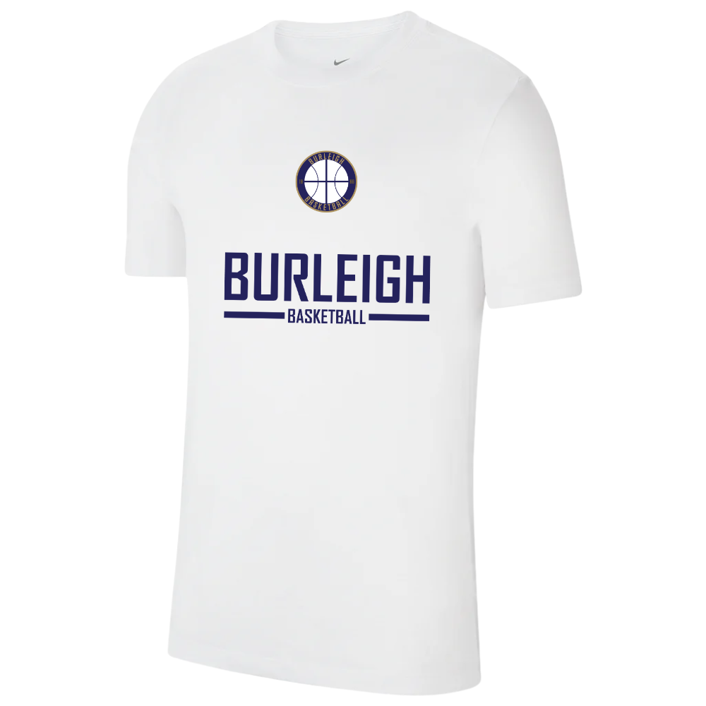 Burleigh Basketball Tee (White)