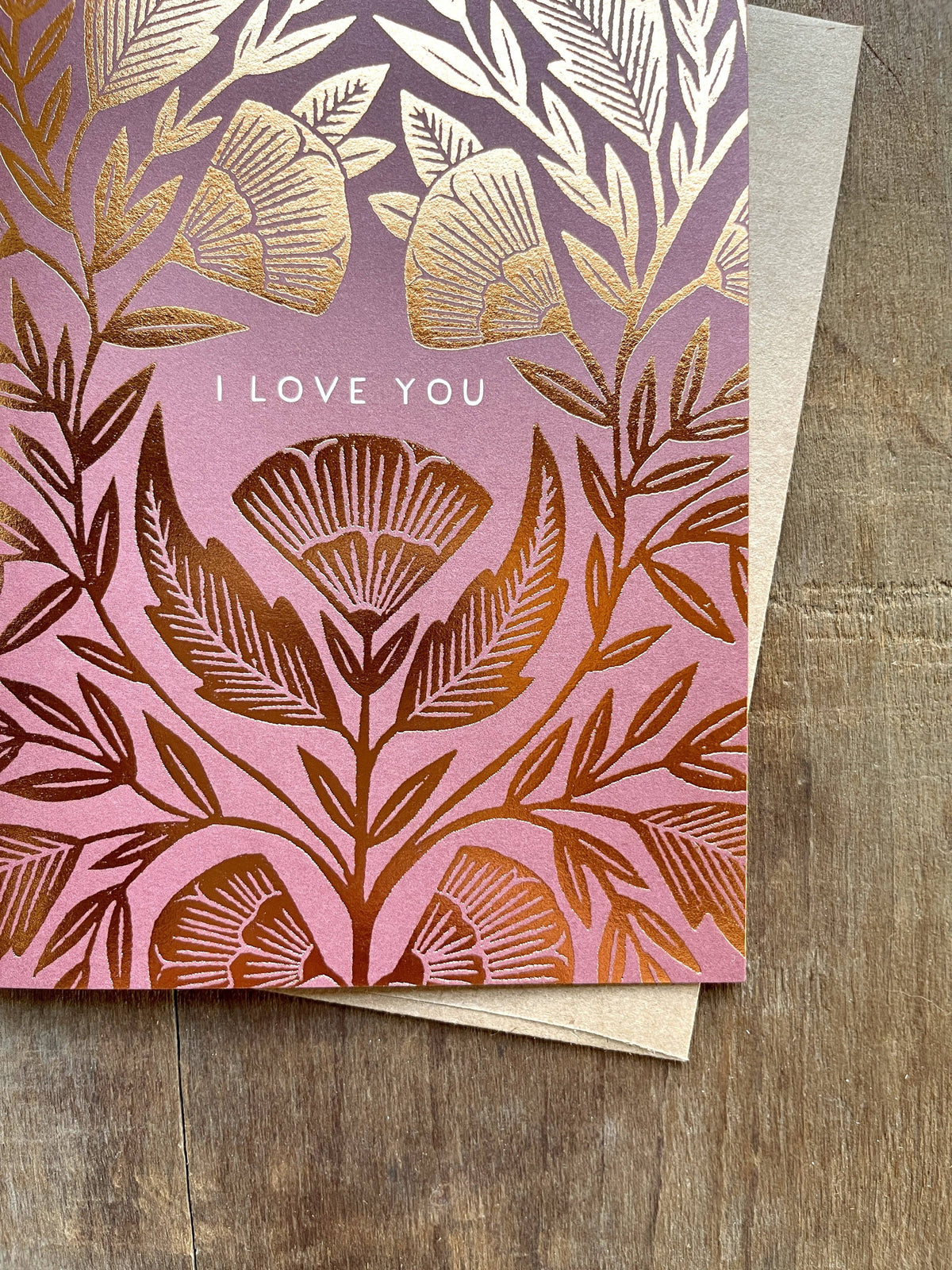 "I Love You," Greeting Card