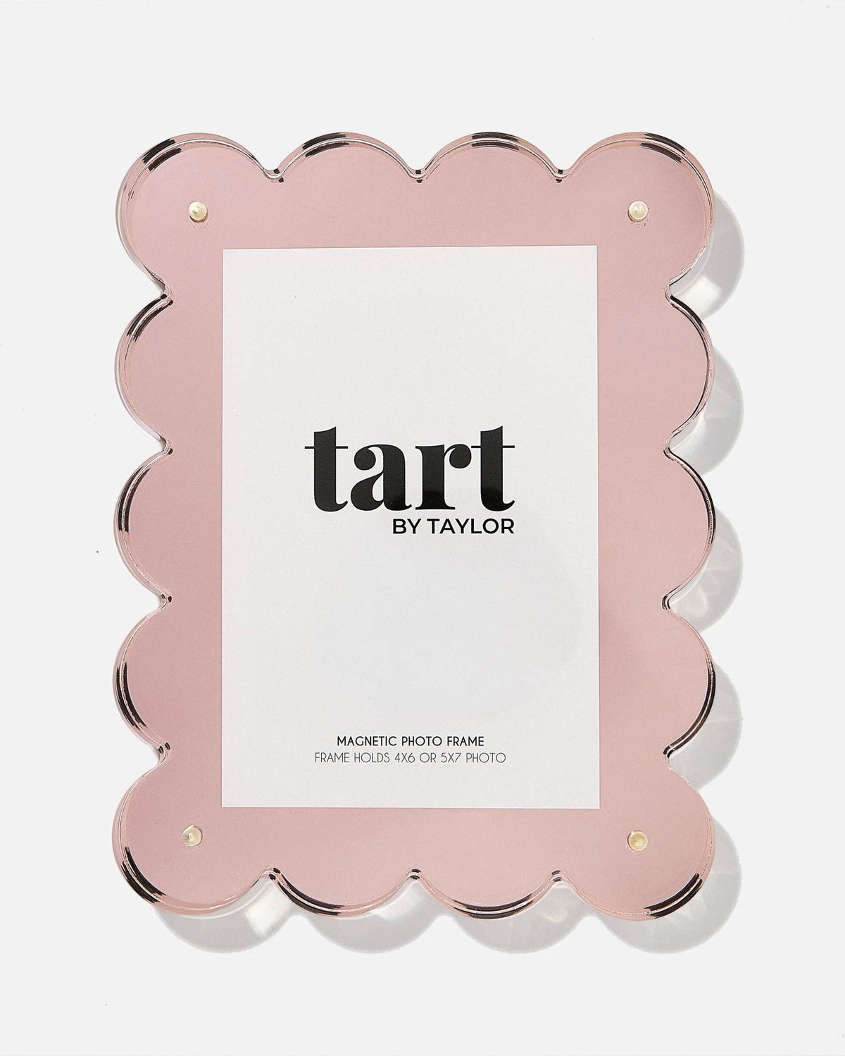Light Pink Chrome Acrylic Picture Frame